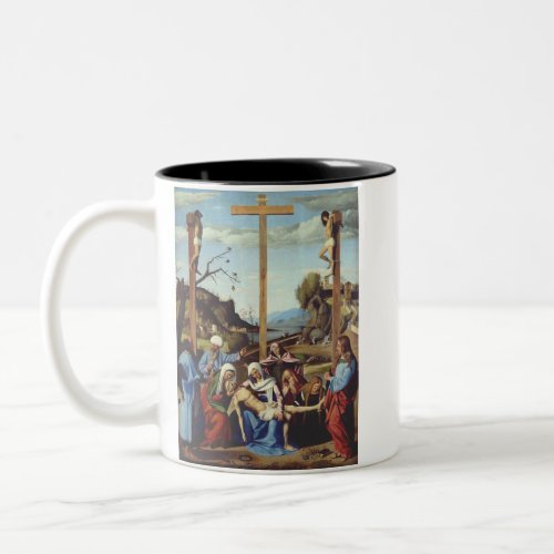 The Deposition of Jesus Christ Two_Tone Coffee Mug