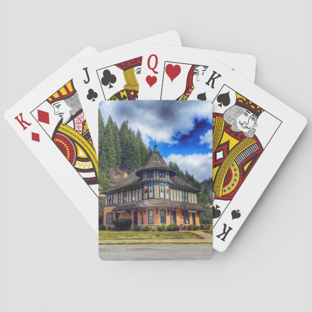 The Depot in Wallace Idaho Poker Cards (Back)