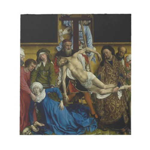 The Descent from the Cross Rogier van der Weyden Notepad