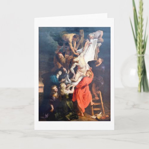 The Descent from the Cross Rubens Card