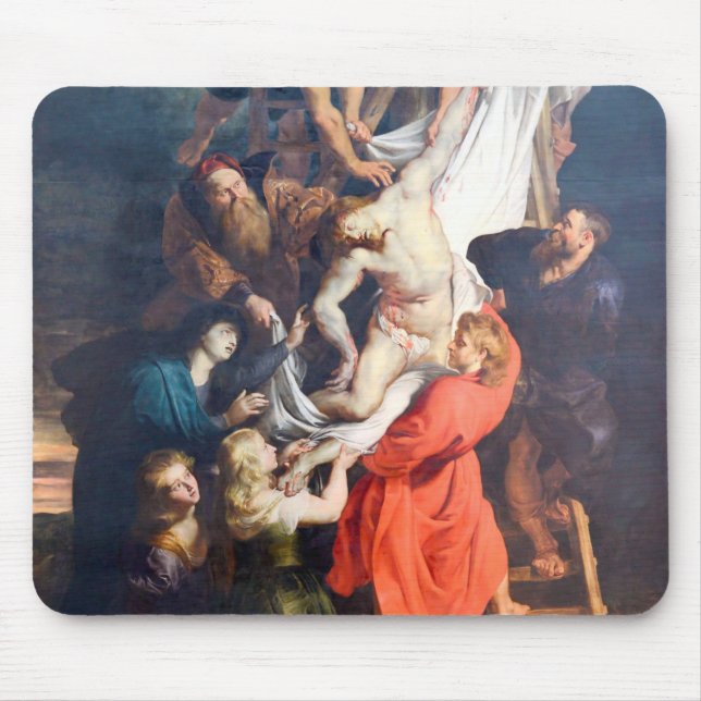 The Descent from the Cross, Rubens Mouse Pad (Front)