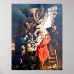 The Descent from the Cross, Rubens Poster