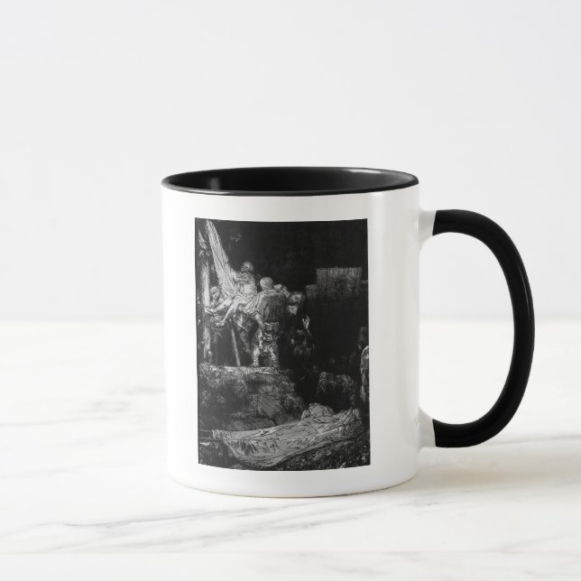 The Descent from the Cross with a Torch, 1654 Mug (Right)