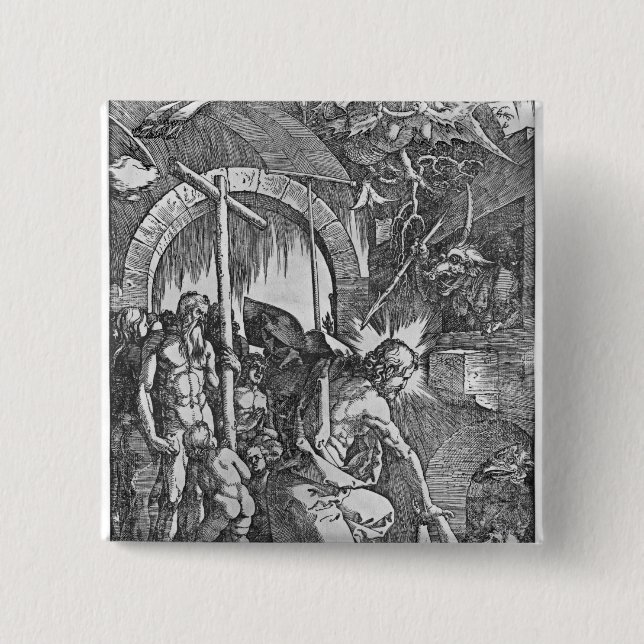 The descent of Christ into Limbo Button (Front)