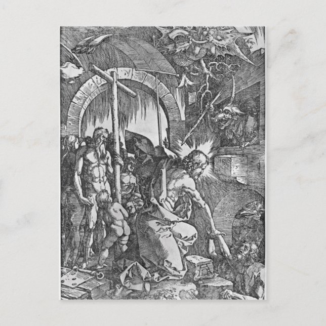 The descent of Christ into Limbo Postcard (Front)