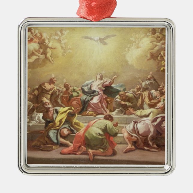 The Descent of the Holy Spirit Metal Ornament (Front)
