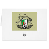The Desert fox Algeria flag Le Fennec soccer gifts (Back Horizontal)