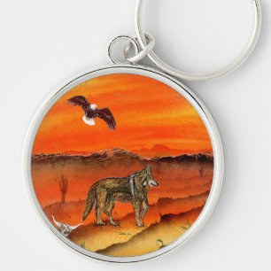 The Desert Wolf Keychain