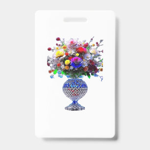 the design for the image of flowers Baby & Pregnan Badge