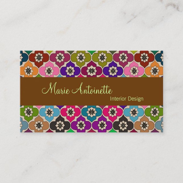 The Designer CHANGE COLOR OPTION ~ Business Card (Front)