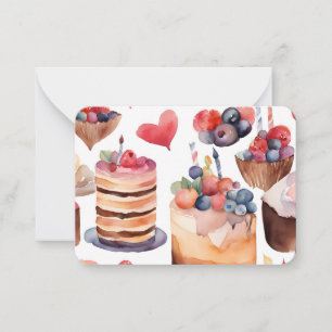The Desire of Your Heart Psalm 20:4 Dessert Note Card