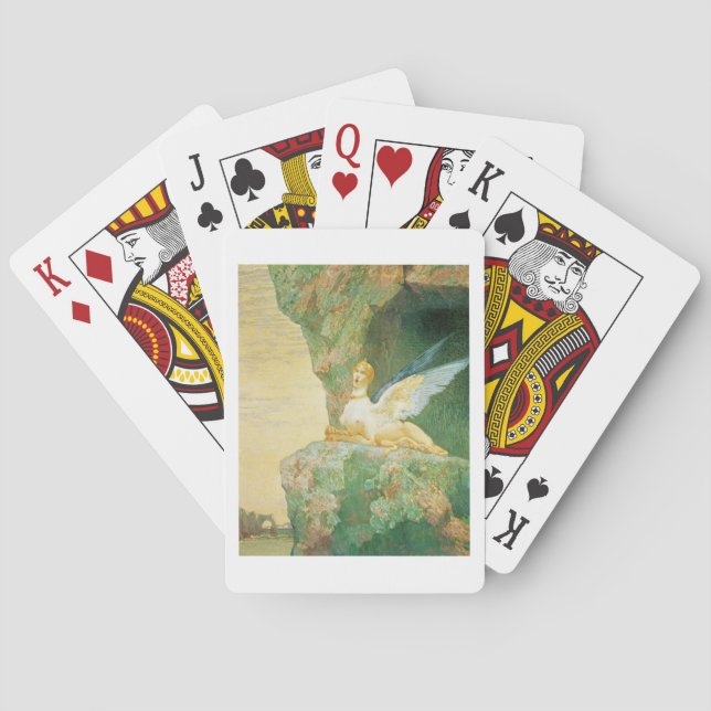 The Despair of the Sphinx, 1890 Poker Cards (Back)
