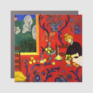 The Dessert: Harmony in Red (The Red Room) Matisse Car Magnet