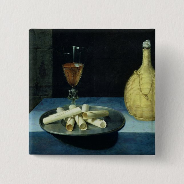 The Dessert of Wafers Pinback Button (Front)