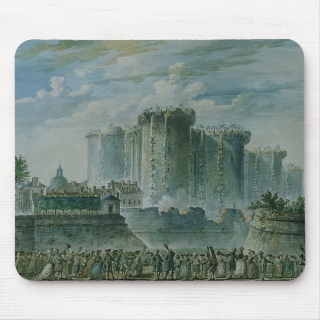 The Destruction of the Bastille, 14th July 1789 Mouse Pad (Front)