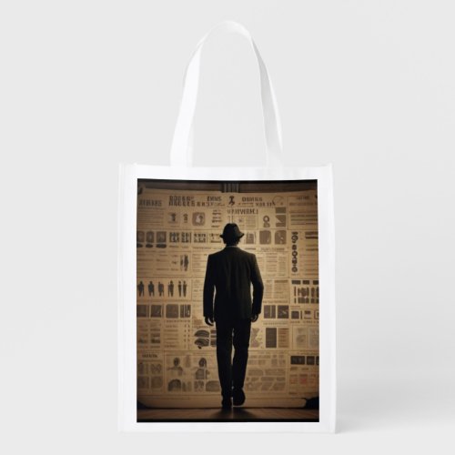 The Detectives Conundrum Grocery Bag