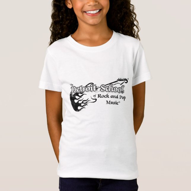 The Detroit School of Rock and Pop Girl's Grunge T-Shirt (Front)