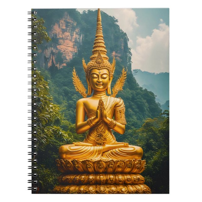 The Devata in Golden Light Notebook (Front)