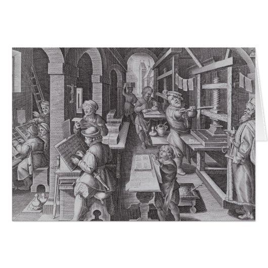 The Development of Printing Cards (Front Horizontal)