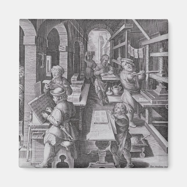 The Development of Printing Magnet (Front)