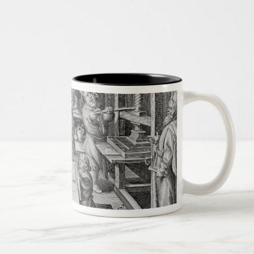 The Development of Printing plate 5 from Nova Re Two_Tone Coffee Mug