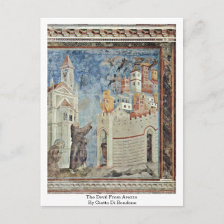 The Devil From Arezzo By Giotto Di Bondone Postcard