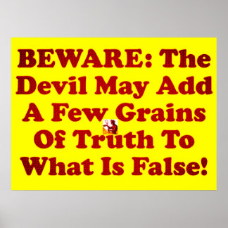 The Devil Is A Liar! Poster