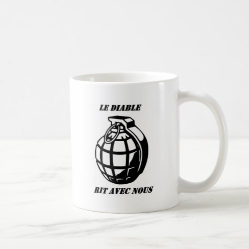 the devil laughs with us coffee mug