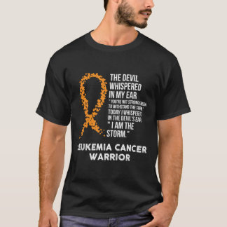The Devil- Leukemia Awareness Support Ribbon T-Shirt