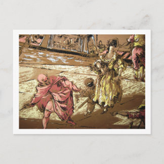 The Devil Made Me Do It Postcard