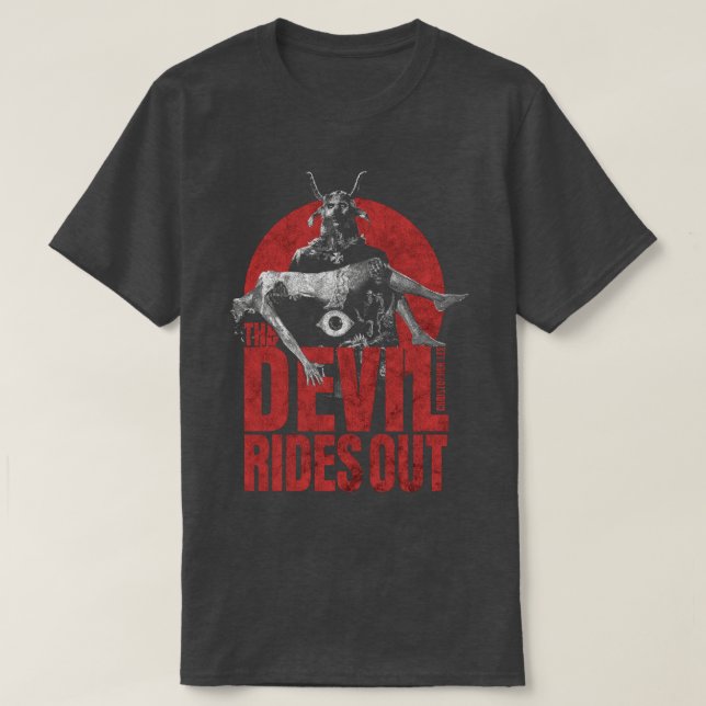The Devil rides out T-Shirt (Design Front)
