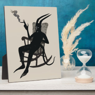 The Devil’s Break – Dark Humor Wall Art Plaque