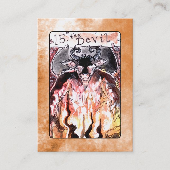 The Devil Tarot Card (Front)