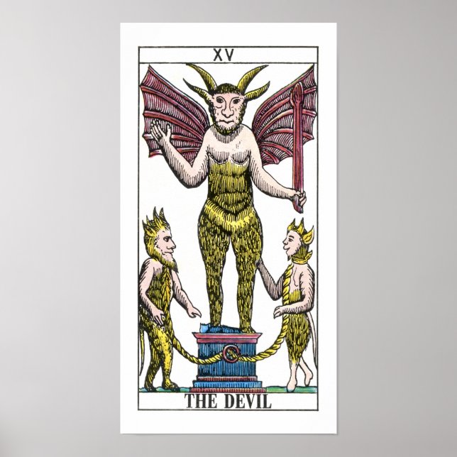 The Devil Tarot Card Poster (Front)