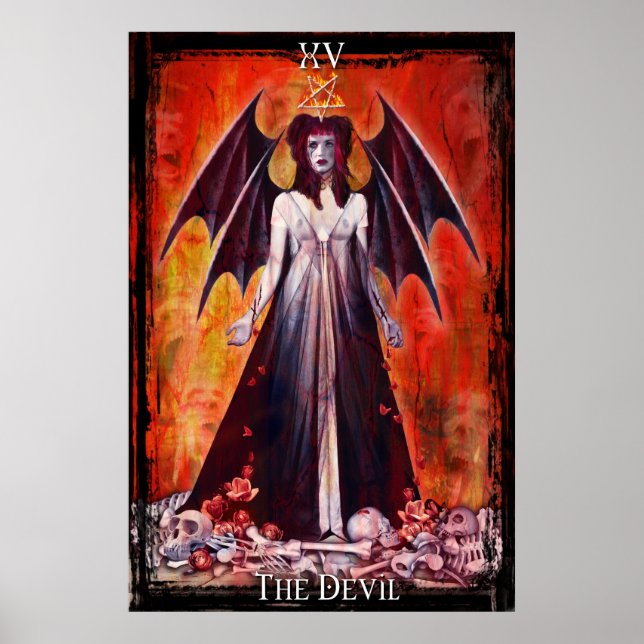 The Devil Tarot Card Print (Front)