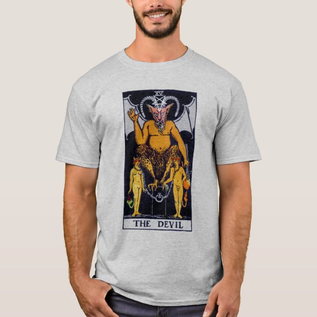 The Devil Tarot Card T-Shirt (Front)