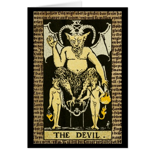 The Devil Tarot Cards (Front)