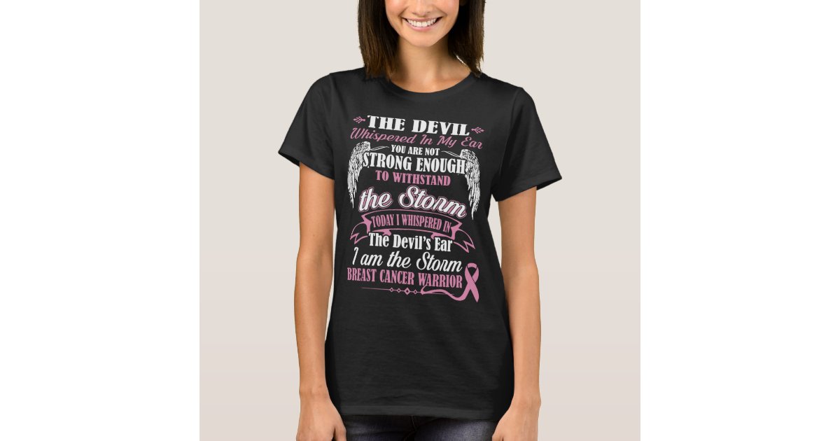 devil whispered in my ear tee shirt