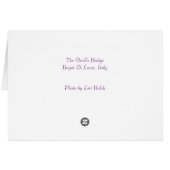 The Devil's Bridge Cards (Back Horizontal)