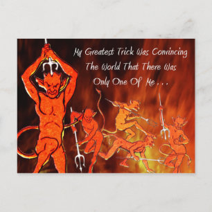 The Devil's Message Postcard