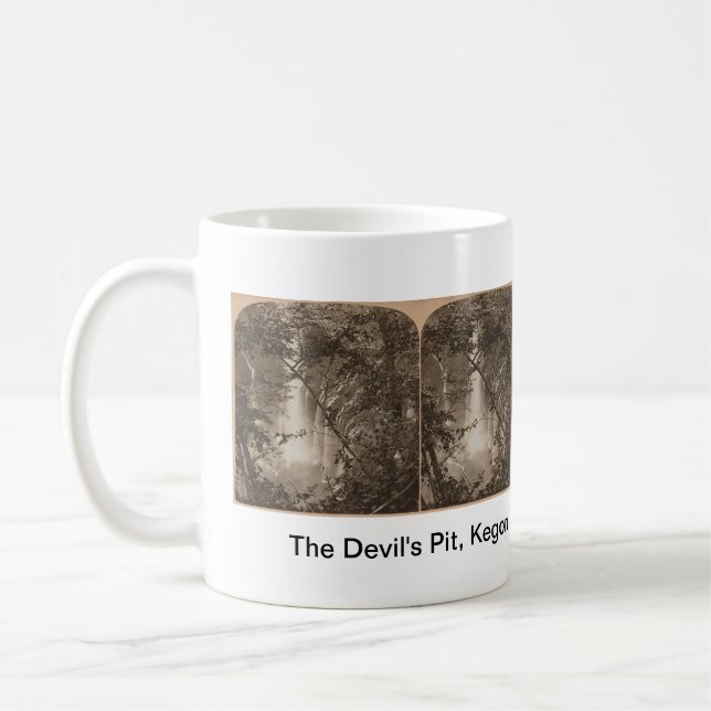 The Devil's Pit, Kegon Falls, Chuzenji, Japan Coffee Mug (Left)