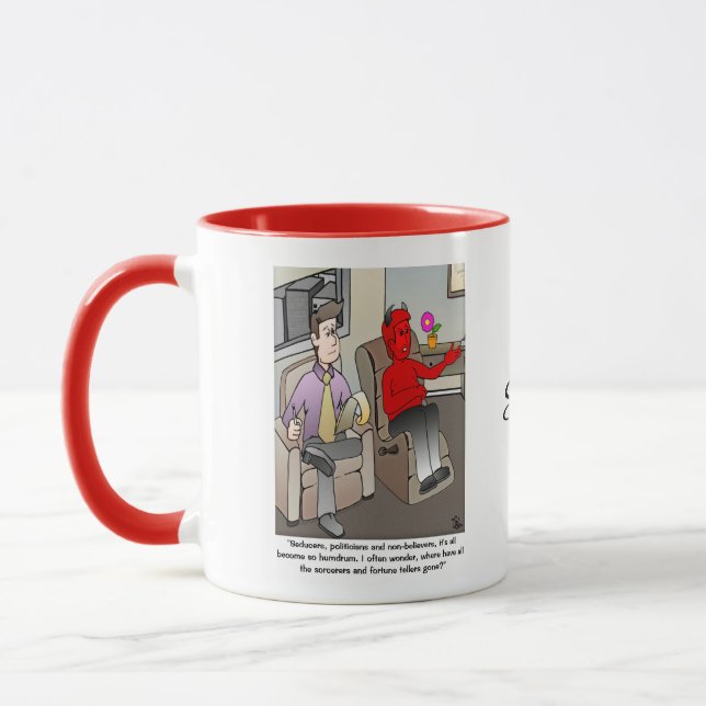 The Devil's Psychiatrist Combo Mug (Left)
