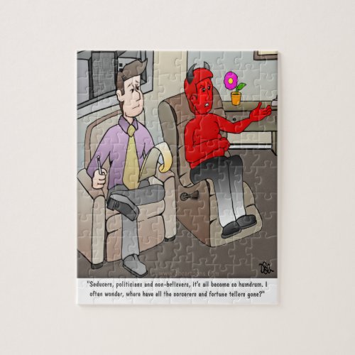 The Devils Psychiatrist Jigsaw Puzzle