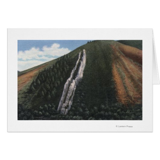 The Devil's Slide near Utah-Wyoming Border Cards (Front Horizontal)