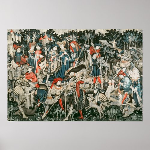 The Devonshire Hunting Tapestries Poster