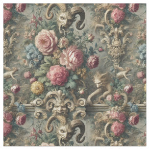 The Devourer of Bloom & Bone – Gothic Classic Tile Fabric