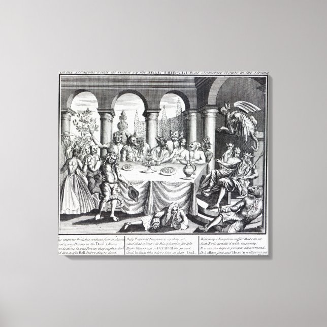 The diabolical maskquerade canvas print (Front)