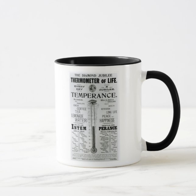 The Diamond Jubilee Thermometer of Life Mug (Right)