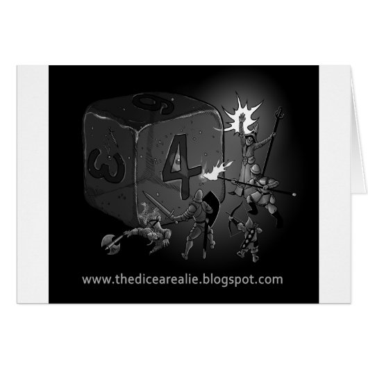The Dice Are A Lie Cards (Front Horizontal)