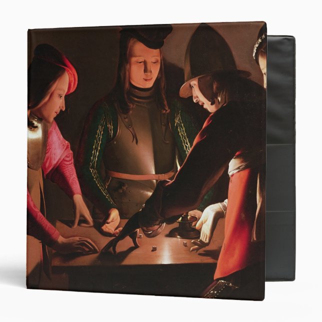 The Dice Players 3 Ring Binder (Front/Inside)